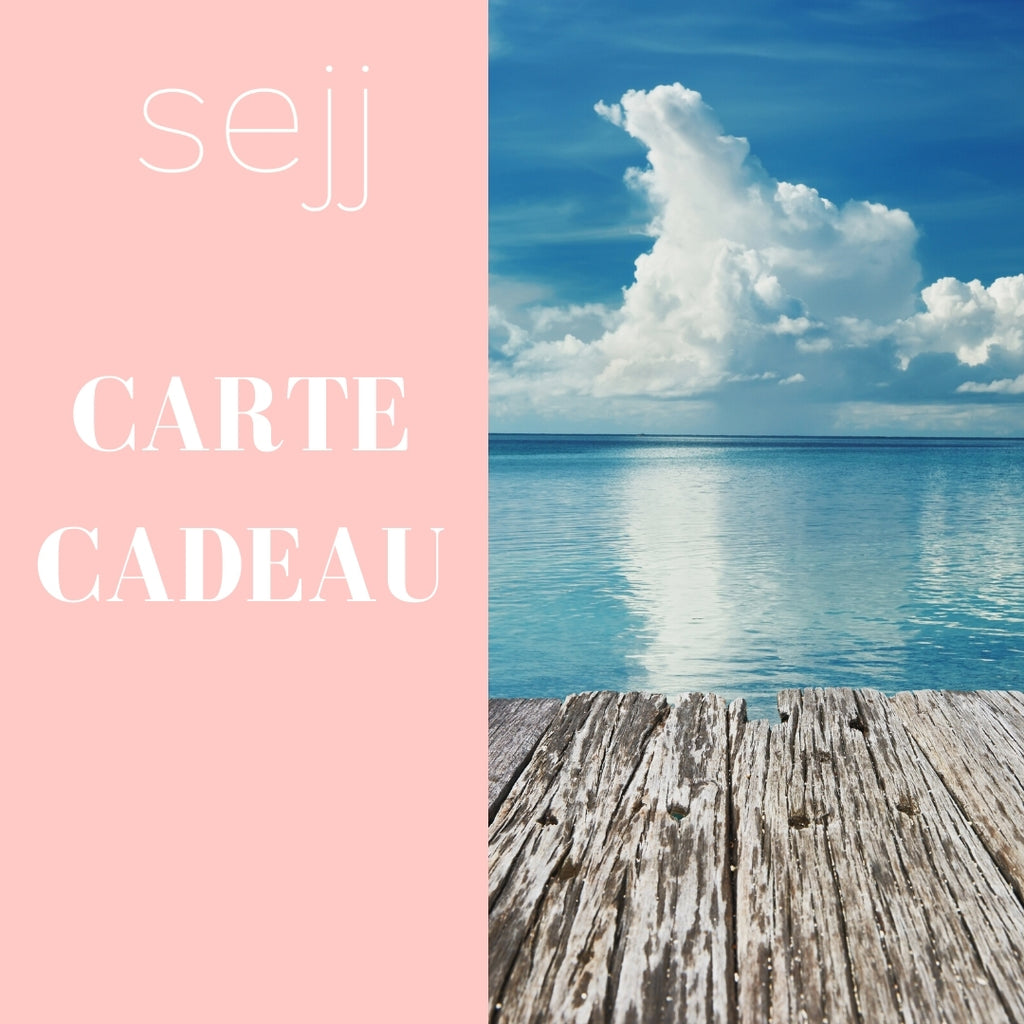 Carte cadeau Sejj de 40€ à 100€