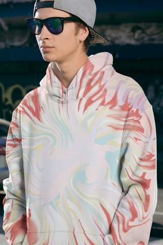 Sweat à Capuche Flamme Tie and Dye Unisexe #FEELGOOD